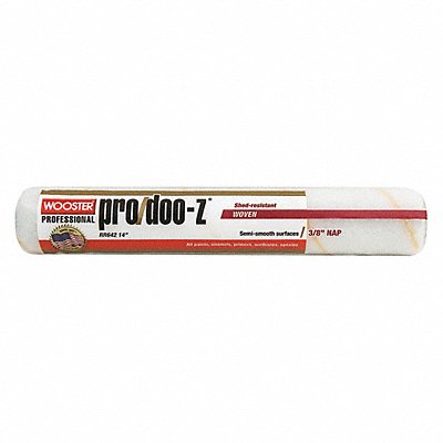 WOOSTER RR64214 Paint Roller Cover 14 in L 3/8 in Nap