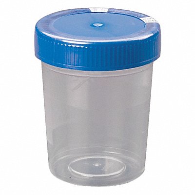 LAB SAFETY SUPPLY 32V490 Specimen Container 100mL 62mmH Nat PK280