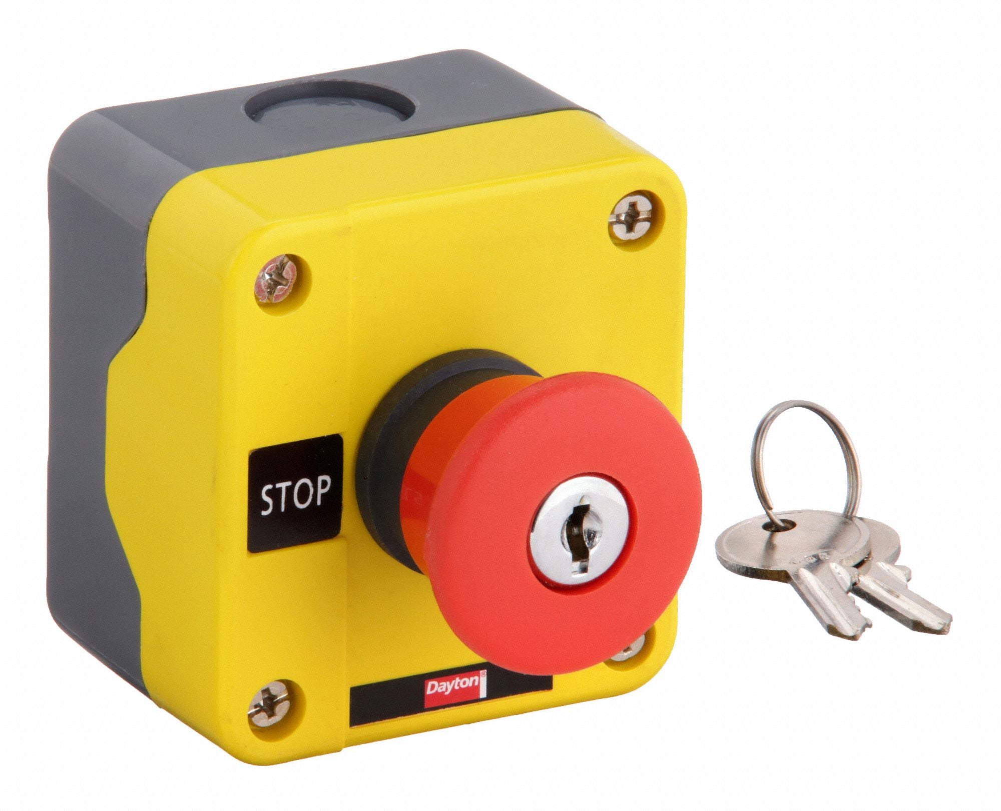 DAYTON 32W276 Control Station Push Button Red 1NC