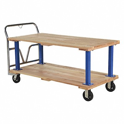 VESTIL VHPTD3060 Platform Truck - Double Decker Cart