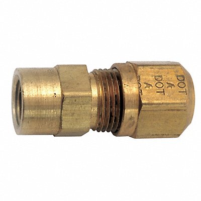 ANDERSON METALS 1466X4X4 FemaleConnector Compression Brass 150psi