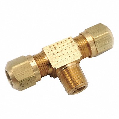 ANDERSON METALS 1472X6X6X2 Male Branch Tee Compression Brass 150psi
