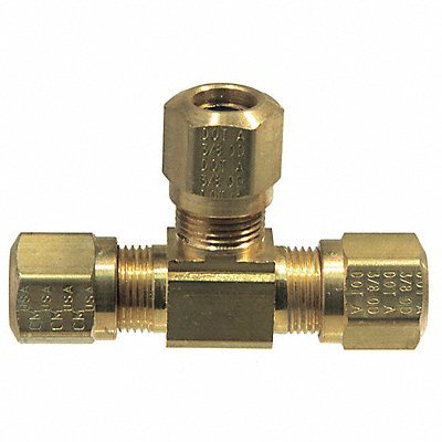 TRAMEC SLOAN 9644 Union Tee Compression Brass 1/4In Tube