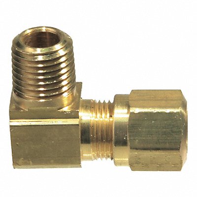 TRAMEC SLOAN 96966NS Male Elbow Compression Brass 3/8In Tube