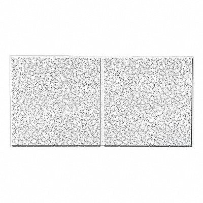 ARMSTRONG 2758C Ceiling Tile 48 in L 24 in W PK8