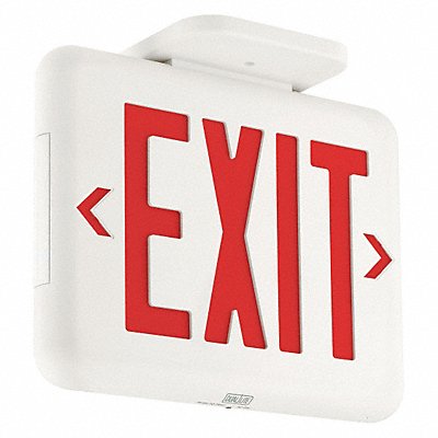 DUAL-LITE EVEURWEI Ext Sgn Thrmplst Wht 11 1/2in 1.42W