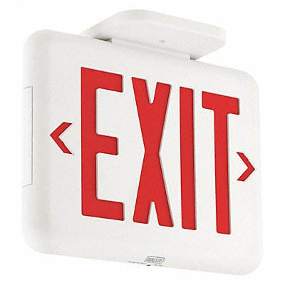 DUAL-LITE EVEURWE Ext Sign ThrmPlastic Wht 11 1/2in 2.01W