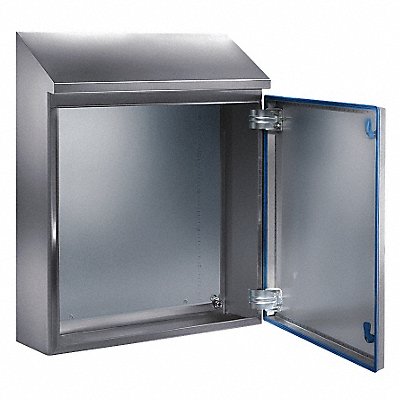RITTAL 1307600 Sloped Top Metallic Enclosure 22InHx20InWx8InD