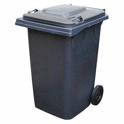 VESTIL TH95GY Garbage Can 95 gal Grey Polyethylene