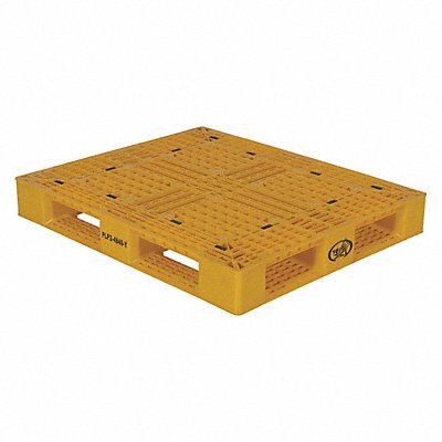 VESTIL PLP24840YELLOW Yellow Plastic Pallet