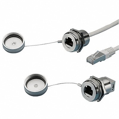 RITTAL 2482730 RJ45 Interface Port Brass Alum Polyamide