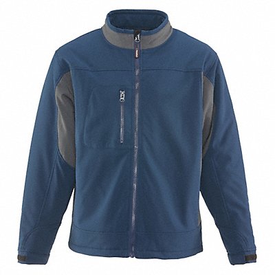 REFRIGIWEAR 0490RNAVXLG Jacket Insulated Softshell Navy Xl