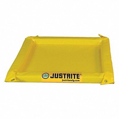 JUSTRITE 28414 Spill Berm 2 ft L x 2 ft W x 2 in H