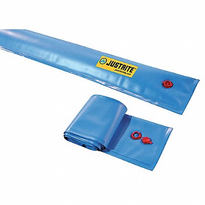 JUSTRITE 28450 Water-Filled Spill Berm 5 ft PVC Blue