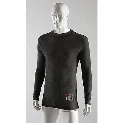 CHICAGO PROTECTIVE APPAREL CXA54C FR Base Layer Crewneck Shirt S Grey
