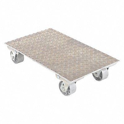 VESTIL PDA1627CS Aluminum Plate Dolly With Steel Wheels