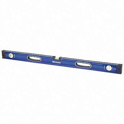 WESTWARD 32ZU60 I-Beam Level Aluminum Bubble Neodymium