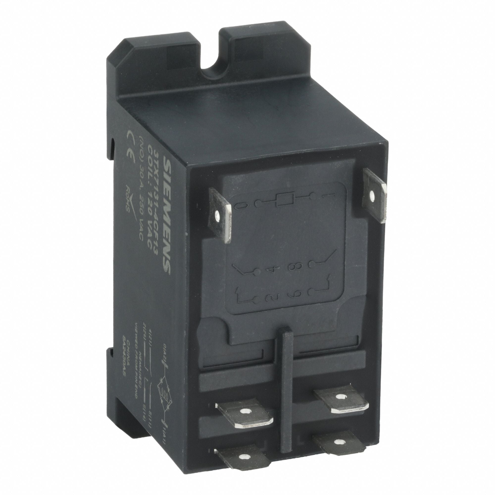 SIEMENS 3TX71314CF13 Enclosed Power Relay 120VAC DPST-NO 6Pins