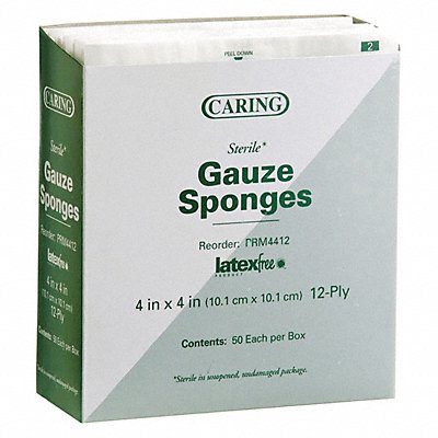 MEDLINE PRM4412 Gauze Woven Cotton 4 x4 PK50