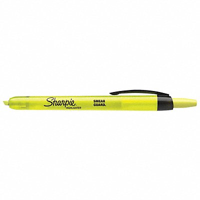 SHARPIE 28025 Smear Grd Retractable Highlighter PK12