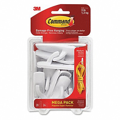 COMMAND 17001MPES Hooks Command Megapack M PK20