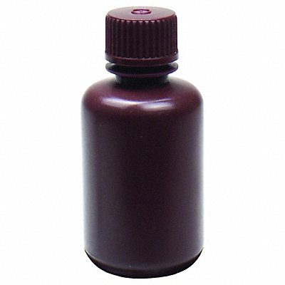 GRAINGER 33425 Bottle 85 mm H Amber PK72