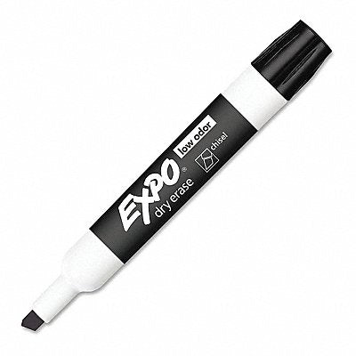 EXPO 80001 Marker Dryerse Lo Chisel Bk PK12