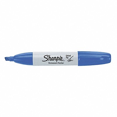 SHARPIE 38203 Marker Sharpie Chiseltip Blue PK12