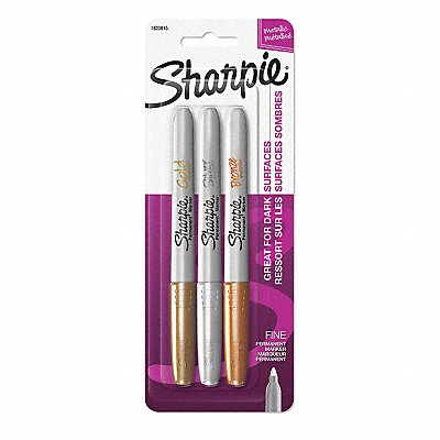 SHARPIE 1823815 Marker Sharpie Metallic PK3