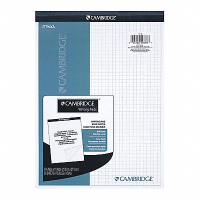 MEAD 59878 Pad Planning Stiff-Back Quad Ruled