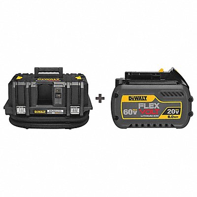 DEWALT DCV585BDCB606 Cordless Vacuum Kit Wet/Dry Plastic Tank