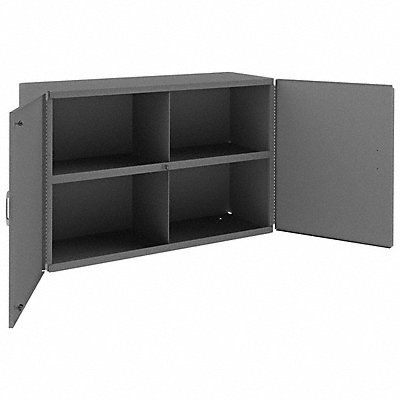 DURHAM MFG 33895 Storage Cabinet 24 x33 7/8 x12.5 Grey 1Shlv