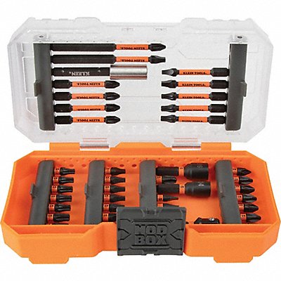 KLEIN TOOLS 33801 ProFlex Impact Driver Bit Set 40-Piece