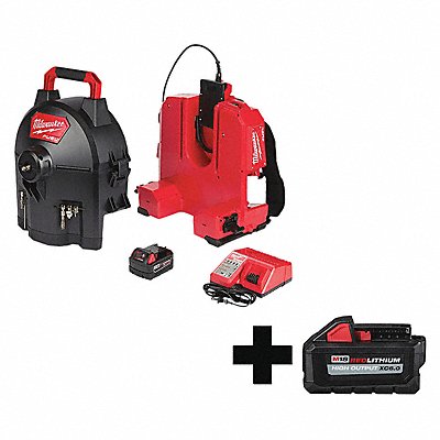 MILWAUKEE 2775E21148111865 Drain Gun Kit 5/16 Cable 18.0V 5.0Ah