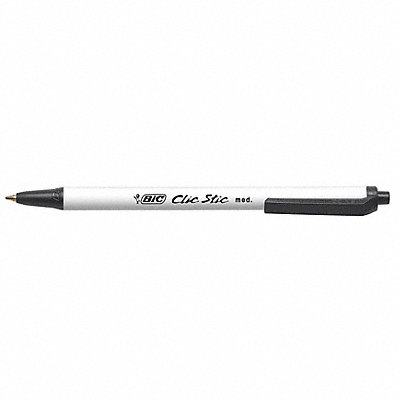 BIC CSM11BK Pen Clicstic Bp Rt Med Bk PK12