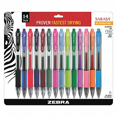 ZEBRA PEN 46824 Pen Gel Sarasa Rt 0.7 PK14