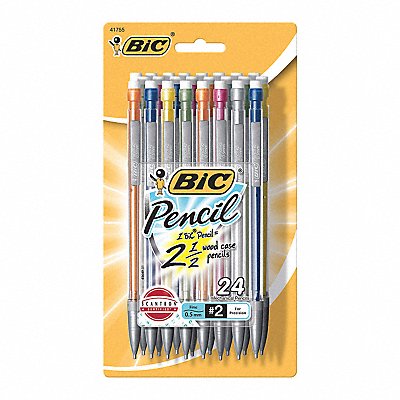 BIC MPLMFP241 Pencil Mech 0.5Mm PK24