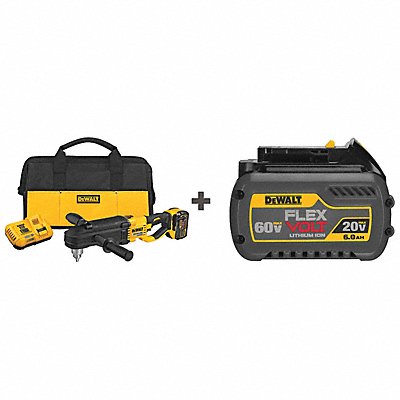 DEWALT DCD470X1DCB606 Drill Cordless 1320 RPM 60V DC