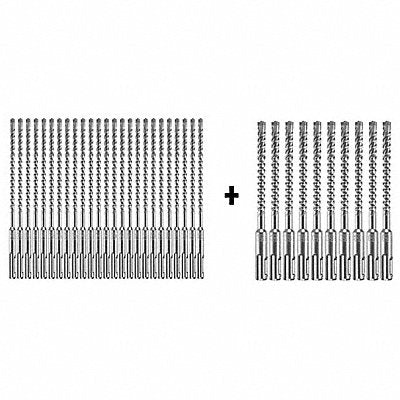BOSCH HCFC2041B25HCFC2041B10 Hammer Drill Bit SDS Plus 1/4 x4 PK25