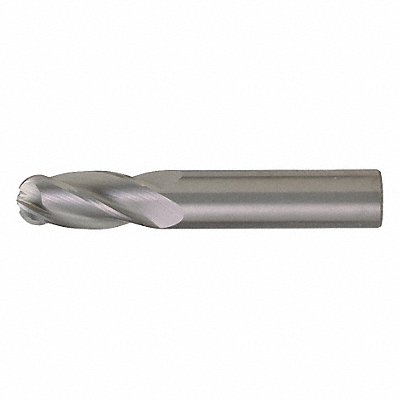 CLEVELAND C83535 Ball End Mill Single End 1/4 Carbide
