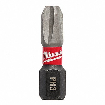 MILWAUKEE 48324113 Insert Bit 1/4 Phillips #3 1 PK25