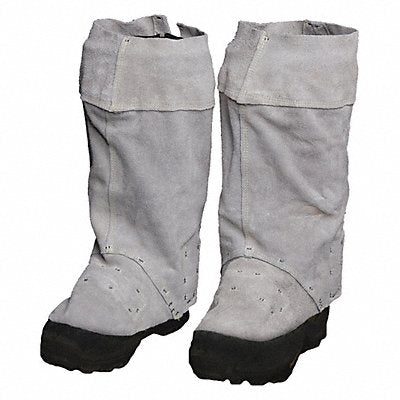 GUARD LINE 627LFWRR Welders Leather Leggings M/L Saf-T Wrap