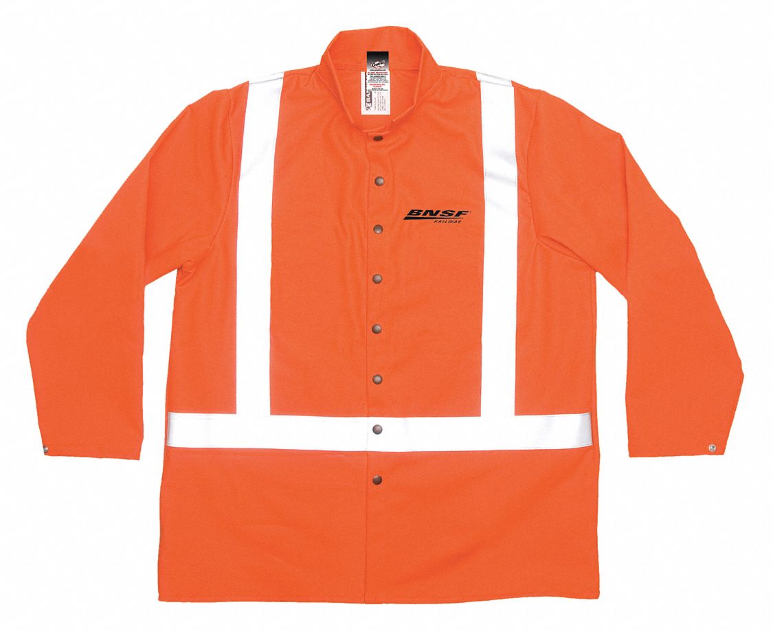 GUARD LINE ORBW5CL22XL Banwear Jacket 34 Orange Reflective 2XL