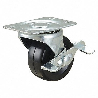 GRAINGER 33H636 Standard Plate Castor Swivel 150 lb.