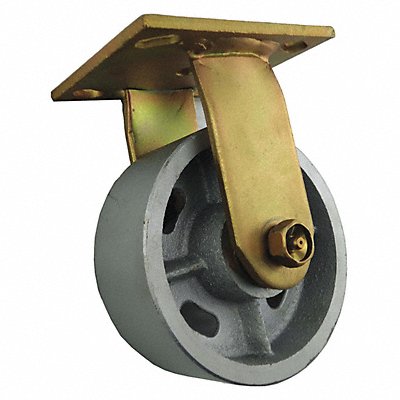 GRAINGER 33H770 Standard Plate Castor Rigid 1000 lb.