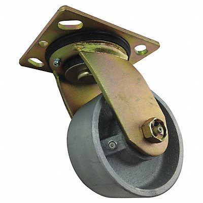 GRAINGER 33H771 Standard Plate Castor Swivel 1000 lb.