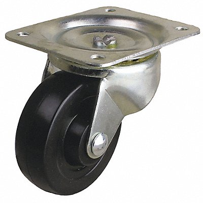 GRAINGER P2SR040GP Standard Plate Castor Swivel 225 lb.