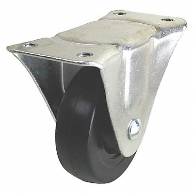 GRAINGER P2RR030GP Standard Plate Castor Rigid 210 lb.