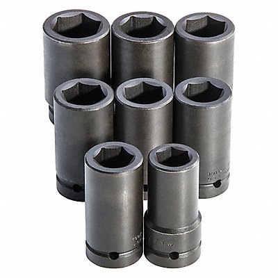 PROTO J76104 Impact Socket Set Steel Black Oxide 27 to 41 mm