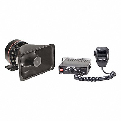 WOLO 40002 Siren and PA System 4 in L 6A 12VDC